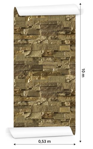 Tapeta Kamień Cegła - Efekt 3D na Arena.pl