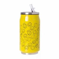 Kubek termiczny Odelo buźki żółta puszka bidon do szkół auta 350ml