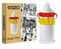 Egzo Lucky Dude Wypustki Prezerwatywa Stymulacja Potęgująca 1szt