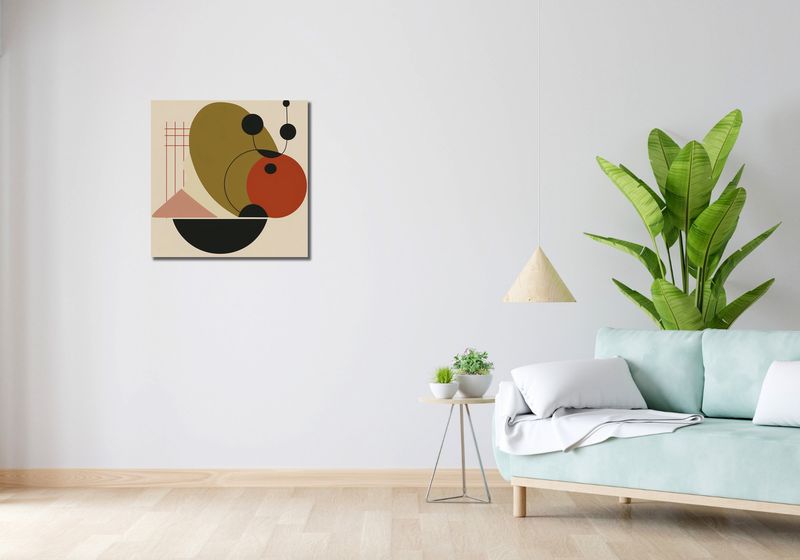 Obraz 60x60cm Geometryczny Balans zdjęcie 2