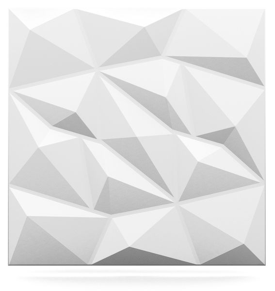 Białe Piankowe Kasetony Sufitowe panele ścienne 3D Brylant zdjęcie 1