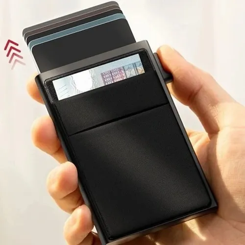 PORTFEL Etui na Karty PREZENT DLA NIEJ DLA NIEGO TATY URODZINY + GRAWER na Arena.pl