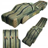 POKROWIEC WĘDKARSKI FL 120 cm 3 Komory USZTYWNIANY
