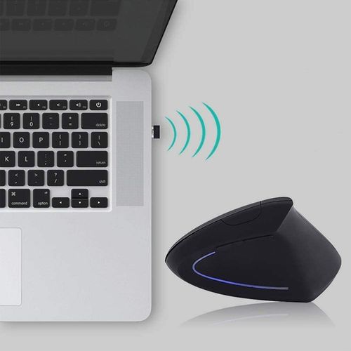 CICHA MYSZ MYSZKA BEZPRZEWODOWA PIONOWA WERTYKALNA LAPTOPA KOMPUTER BIURA na Arena.pl