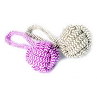 Dingo Zabawka dla psa - Piłka z rączką beżowa