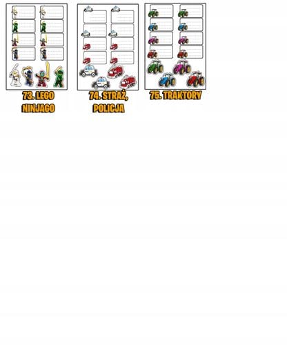 NAKLEJKI NA ZESZYT ZESZYTY NALEPKA 8szt - SONIC WZORY Z GIER + GRATIS na Arena.pl