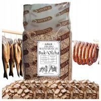 ZRĘBKI WĘDZARNICZE Buk Olcha Bez Chemicznych Dodatków 60 LITRÓW 15kg
