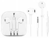 ORYGINALNE SŁUCHAWKI APPLE EARPODS 3,5mm MD827ZM/A IPHONE 5 SE 6 6S