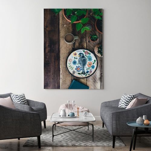 Deco Panel, Malowany ptak 80x120 na Arena.pl