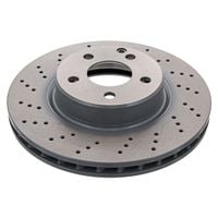 Tarcza hamulcowa PRZÓD MERCEDES SL 2002 2003 2004 2005 2006 2007 2008 2009