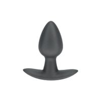 Smooth Silicone Anal Plug - Small - 2.6 / 6,5 cm - Gunmetal