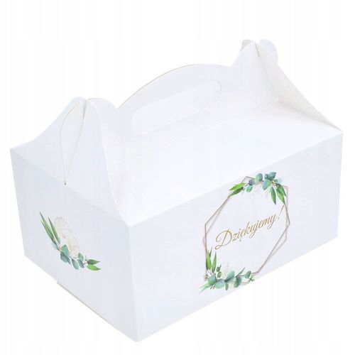 Pudełko Na Ciasto Tort Podziękowanie Na Komunię Chrzest Święty Dla Gości na Arena.pl