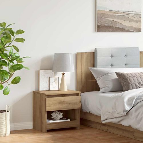 Szafka nocna Artisan Oak 40x30x39 cm Drewno klejone na Arena.pl