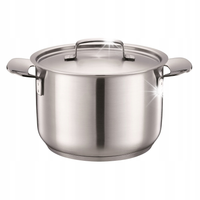 FISKARS All Steel Garnek z pokrywką 3,0L 15cm stal matowa wewnętrzna miarka