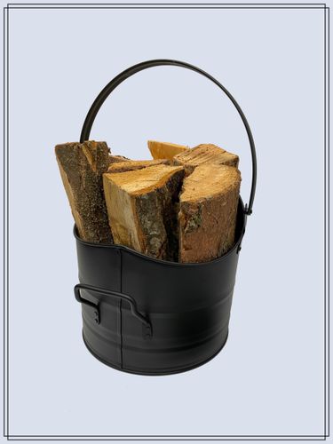 WĘGLARKA KUBEŁ NA WĘGIEL DREWNO KOMINKOWE METALOWY KOSZ POJEMNIK NA POPIÓŁ na Arena.pl