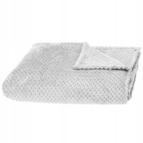 GRUBY KOC CIEPŁY NARZUTA DWUSTRONNA NA ŁÓŻKO KANAPĘ 220x200 cm PLED MIĘKKI na Arena.pl