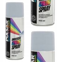EMALIA UNIWERSALNA SPRAY PULSAR 400 ml SZARY MAT PODKŁAD