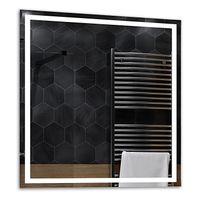 Lustro LED Łazienkowe Podświetlane 80x80 - ATLANTA