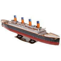 puzzle przestrzenne 3d titanic duży okręt statek 116 elementów 81 cm