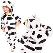 Piżama Dla Dzieci Dziecięca Kigurumi Onesie Kostium Strój Krowa 105-115 cm