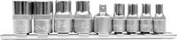 KLUCZE NASADOWE TORX E5-E16 ZESTAW 9-SZTUKOWY - YT-0520