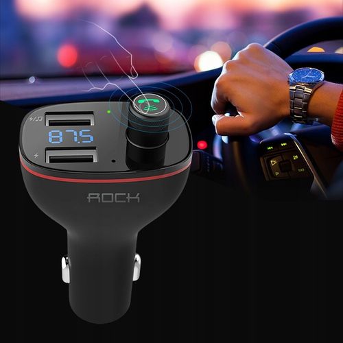 ROCK B300 TRANSMITER FM BLUETOOTH+ŁADOWARKA 2xUSB na Arena.pl