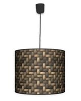 Lampa wisząca duża - Kosz (drewniany koszyk)