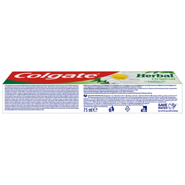 Colgate Tp 75Ml Herbal Original - For Healthy Teeth&Strong Gums zdjęcie 2