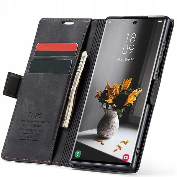 Spacecase Wallet Galaxy S23 Ultra Czarny zdjęcie 1