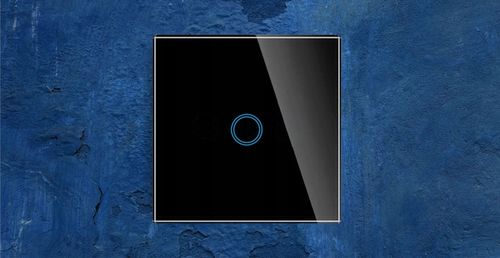 WŁĄCZNIK ŚWIATŁA SZKLANY DOTYKOWY POJEDYNCZY SCHODOWY KRZYŻOWY NA KABEL LED na Arena.pl