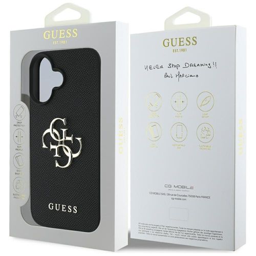 etui guess grained big 4g logo small     classic logo do iphone 16 na Arena.pl