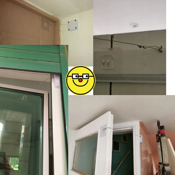 Samozamykacz do drzwi moskitiery samoprzylepny cz. zdjęcie 8