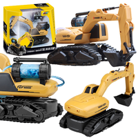 Duża Hydrauliczna Koparka Łyżka Zdalnie Sterowana Na Pilot Rc Światło Led