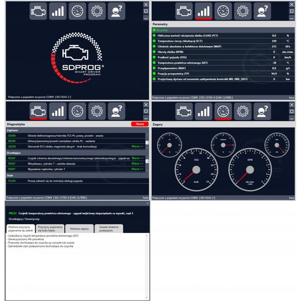Program SDPROG Interfejs ELM327 OBD2 OBDII USB zdjęcie 3