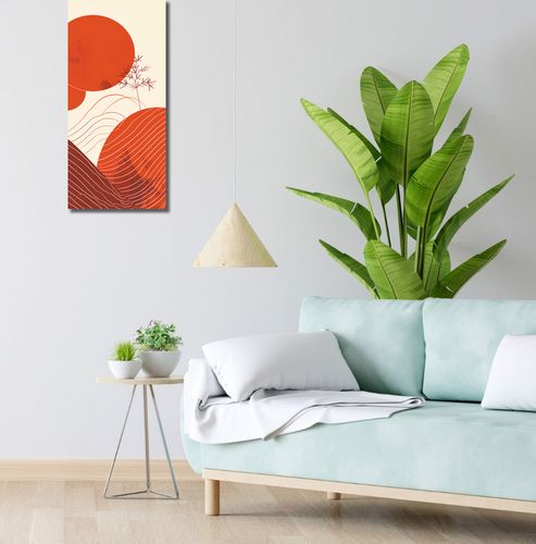 Obraz 30x70cm Ciepło Czerwieni na Arena.pl