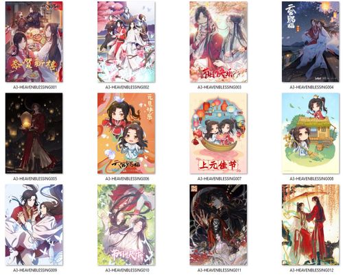 Plakat A3 Heaven Official's Blessing DO WYBORU na Arena.pl