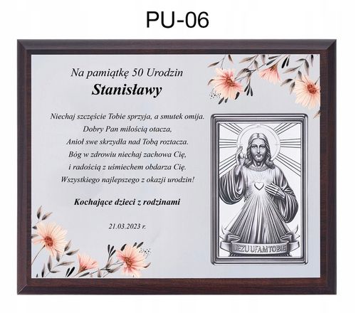 PREZENT NA URODZINY 18 30 40 45 50 60 65 70 80 90 OBRAZ W OZDOBNYM PUDEŁKU na Arena.pl