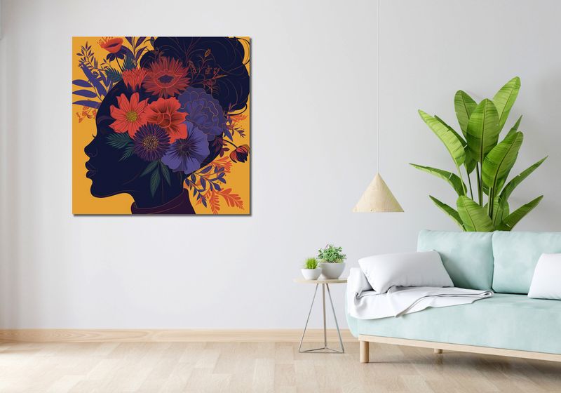 Obraz 100x100cm Botaniczna Muza zdjęcie 2