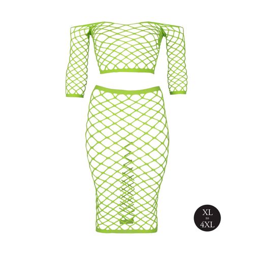 long sleeve crop top and long skirt  xl/xxxxl na Arena.pl