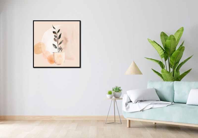 Plakat 80x80cm Doniczkowy Kolor zdjęcie 4