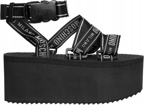 MOSCHINO WEDGE - Platform Sandały R36 na Arena.pl