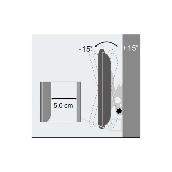 Uchwyt ścienny do monitora VESA LCD LED 23-55 cali zdjęcie 3