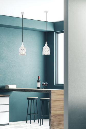 Hamp zwis 15/26 1x60W E27 biały na Arena.pl