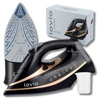 ŻELAZKO PAROWE CERAMICZNE 2400W MOCNE Pionowe ANTI-DRIP ANTI-CALC STRAŻAK