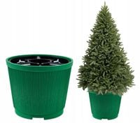 STOJAK CHOINKOWY POD CHOINKĘ DONICZKA ZIELONY WYSOKI 10L DO DOMU NA BALKON