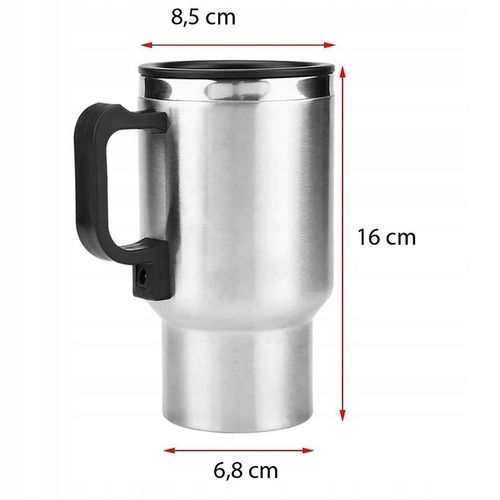 KUBEK TERMICZNY SAMOCHODOWY PODGRZEWANY 450ML na Arena.pl