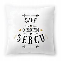 Dla Szefa Poduszka Na Urodziny Na Prezent Z Nadrukiem Ze Zdjęciem