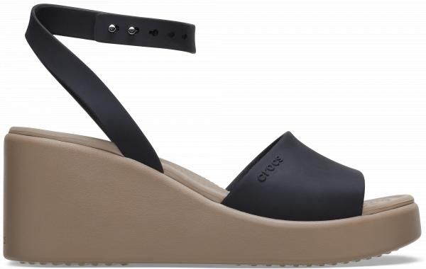Damskie Sandały Koturn Crocs Brooklyn Ankle Strap 209406 Wedge 36-37 zdjęcie 3