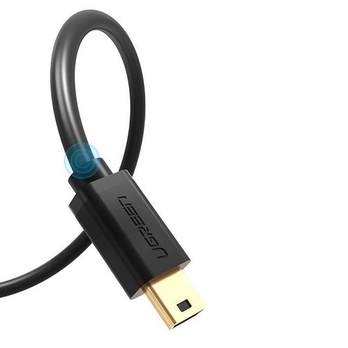 kabel przewód usb - mini usb 480 mbps 3m czarny na Arena.pl