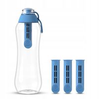 Butelka na Wodę Filtrująca 0,5l Dafi SOFT Niebiańska Niebieska z 4 Filtrami